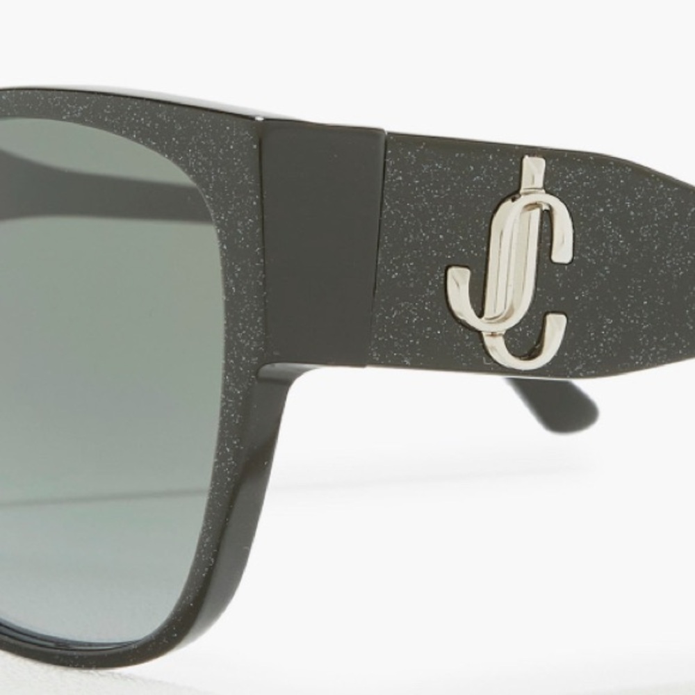 Jimmy Choo 58 mm Shays Rectangle Sunglasses. - Picture 2 of 13